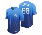 Los Angeles Dodgers Ross Stripling Royal Fade Nike Jersey