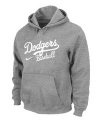 Los Angeles Dodgers Pullover Hoodie Grey