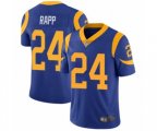 Los Angeles Rams #24 Taylor Rapp Royal Blue Alternate Vapor Untouchable Limited Player Football Jersey