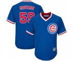 Chicago Cubs #59 Kendall Graveman Replica Royal Blue Cooperstown Cool Base Baseball Jersey