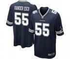 Dallas Cowboys #55 Leighton Vander Esch Game Navy Blue Team Color NFL Jersey