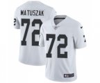Oakland Raiders #72 John Matuszak White Vapor Untouchable Limited Player Football Jersey