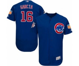 Chicago Cubs Robel Garcia Royal Blue Alternate Flex Base Authentic Collection Baseball Player Jersey