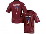 2016 US Flag Fashion-Men's South Carolina Gamecocks Jadeveon Clowney #7 College Football Jersey - Red