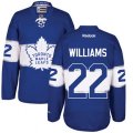 Toronto Maple Leafs #22 Tiger Williams Premier Royal Blue 2017 Centennial Classic NHL Jersey