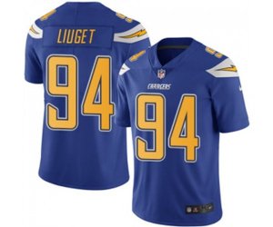 Los Angeles Chargers #94 Corey Liuget Limited Electric Blue Rush Vapor Untouchable Football Jersey