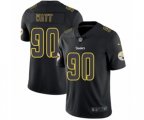 Pittsburgh Steelers #90 T. J. Watt Limited Black Rush Impact NFL Jersey