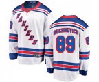 New York Rangers #89 Pavel Buchnevich Fanatics Branded White Away Breakaway NHL Jersey