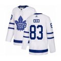 Toronto Maple Leafs #83 Cody Ceci Authentic White Away Hockey Jersey