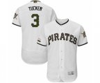Pittsburgh Pirates Cole Tucker White Alternate Authentic Collection Flex Base Baseball Player Jersey