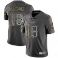 New Orleans Saints #18 Garrett Grayson Gray Static Vapor Untouchable Limited NFL Jersey