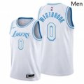 Los Angeles Lakers #0 Russell Westbrook 2021 trade white city edition jersey