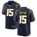 Los Angeles Chargers #15 Jalen Guyton Nike Navy Alternate Vapor Limited Jersey