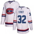 Montreal Canadiens #32 Mark Streit Authentic White 2017 100 Classic NHL Jersey