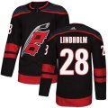 Carolina Hurricanes #28 Elias Lindholm Premier Black Alternate NHL Jersey