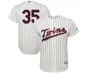 Minnesota Twins #35 Michael Pineda Replica Cream Alternate Cool Base Baseball Jersey