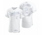 Tommy Lasorda Los Angeles Dodgers White Awards Collection Retirement Jersey