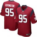Houston Texans #95 Christian Covington Game Red Alternate NFL Jersey