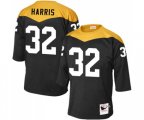 Pittsburgh Steelers #32 Franco Harris Elite Black 1967 Home Throwback Football Jersey