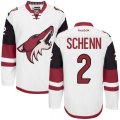 Arizona Coyotes #2 Luke Schenn Authentic White Away NHL Jersey