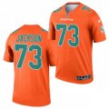 Miami Dolphins #73 Austin Jackson Nike Orange 2021 Inverted Legend Jersey