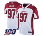 Arizona Cardinals #97 Zach Allen White Vapor Untouchable Limited Player 100th Season Football Jersey