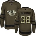 Nashville Predators #38 Ryan Hartman Authentic Green Salute to Service NHL Jersey