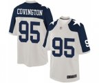 Dallas Cowboys #95 Christian Covington Limited White Throwback Alternate Football Jersey