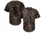 Colorado Rockies #5 Carlos Gonzalez Camo Realtree Collection Cool Base Stitched MLB Jersey