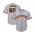 San Francisco Giants #65 Sam Coonrod Authentic Grey Road Cool Base Baseball Player Jersey