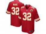 Kansas City Chiefs #32 Spencer Ware Game Red Team Color NFL Jersey