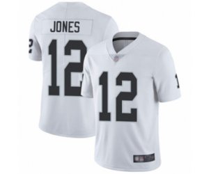 Oakland Raiders #12 Zay Jones White Vapor Untouchable Limited Player Football Jersey
