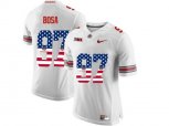2016 US Flag Fashion Ohio State Buckeyes Nick Bosa #97 College Football Limited Jersey - White