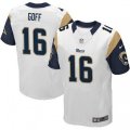 Los Angeles Rams #16 Jared Goff White Vapor Untouchable Elite Player NFL Jersey