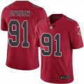 Atlanta Falcons #91 Courtney Upshaw Limited Red Rush Vapor Untouchable NFL Jersey