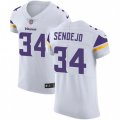 Minnesota Vikings #34 Andrew Sendejo White Vapor Untouchable Elite Player NFL Jersey