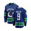 Vancouver Canucks #9 J.T. Miller Fanatics Branded Blue Home Breakaway Hockey Jersey