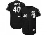 Chicago White Sox #40 Reynaldo Lopez Black Flexbase Authentic Collection Stitched MLB Jerseys