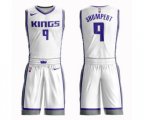 Sacramento Kings #9 Iman Shumpert Swingman White Basketball Suit Jersey - Association Edition