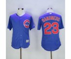 Chicago Cubs #23 Ryne Sandberg Majestic blue Flexbase Authentic Collection Player Jersey