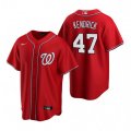 Nike Washington Nationals #47 Howie Kendrick Red Alternate Stitched Baseball Jersey