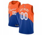 leveland Cavaliers Customized Swingman Blue Basketball Jersey - City Edition