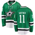 Dallas Stars #11 Mike Gartner Authentic Green Home Fanatics Branded Breakaway NHL Jersey