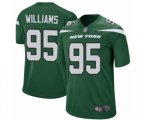 New York Jets #95 Quinnen Williams Game Green Team Color Football Jersey