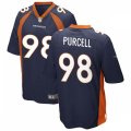 Denver Broncos #98 Mike Purcell Nike Navy Vapor Untouchable Limited Jersey
