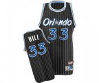 Orlando Magic #33 Grant Hill Swingman Black Throwback Basketball Jersey