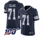 Dallas Cowboys #71 La'el Collins Navy Blue Team Color Vapor Untouchable Limited Player 100th Season Football Jersey
