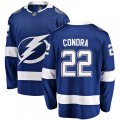Tampa Bay Lightning #22 Erik Condra Fanatics Branded Royal Blue Home Breakaway NHL Jersey