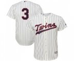 Minnesota Twins #3 Harmon Killebrew Replica Cream Alternate Cool Base Baseball Jersey