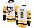 Pittsburgh Penguins #8 Mark Recchi Fanatics Branded White Away Breakaway NHL Jersey